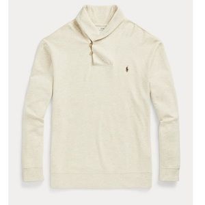 Polo Ralph Lauren Mens Signature Marled Shawl-Collar Sweater Size Medium